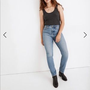 Madewell the Petite Curvy Perfect Vintage Jean in Banner Wash 27p NWT